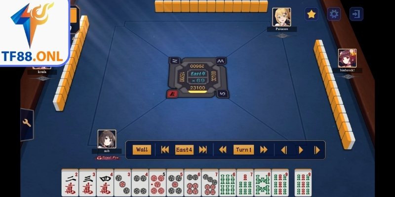 Cách Chơi Mạt Chược TF88 Từ Cao Thủ Thực Chiến Dễ Hiểu 3 Lượt chia bài cụ thể