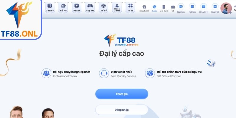 Đăng Ký Đại Lý TF88, Cơ Hội Hợp Tác Minh Bạch Lâu Dài 1 Những quyền lợi nổi bật khi tham gia đăng ký đại lý TF88